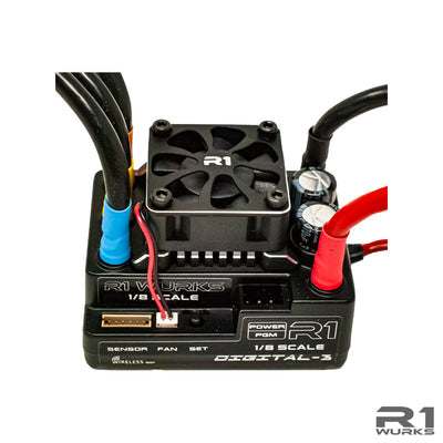 R1 Wurks R1040018 Digital 3 1/8 Scale ESC Electronic Speed Control