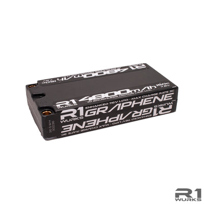 R1 Wurks R1030036 4800mah 150c 7.6v LCG Shorty Pack Lipo Battery