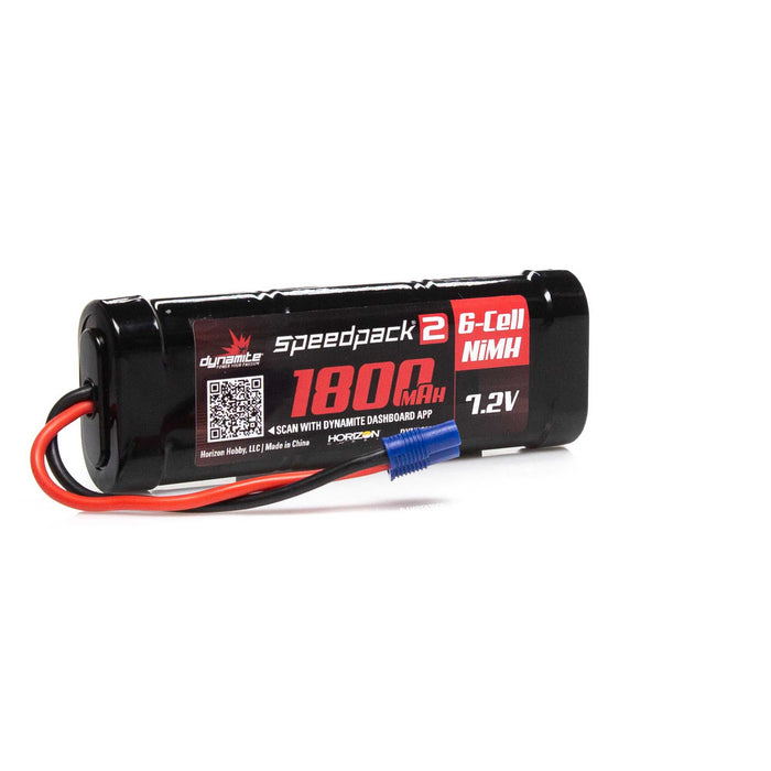 Speedpack 1800mAh Ni-MH 6-Cell Flat with EC3 Conn