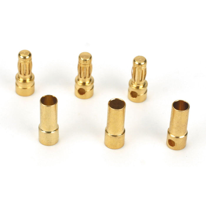 DYNC0043 Gold Bullet Connector Set, 3.5mm (3)
