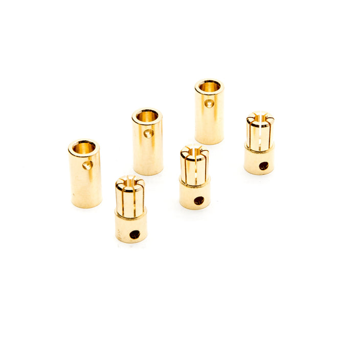 Dynamite DYNC0091 Gold Bullet Connector Set, 6.5mm (3)
