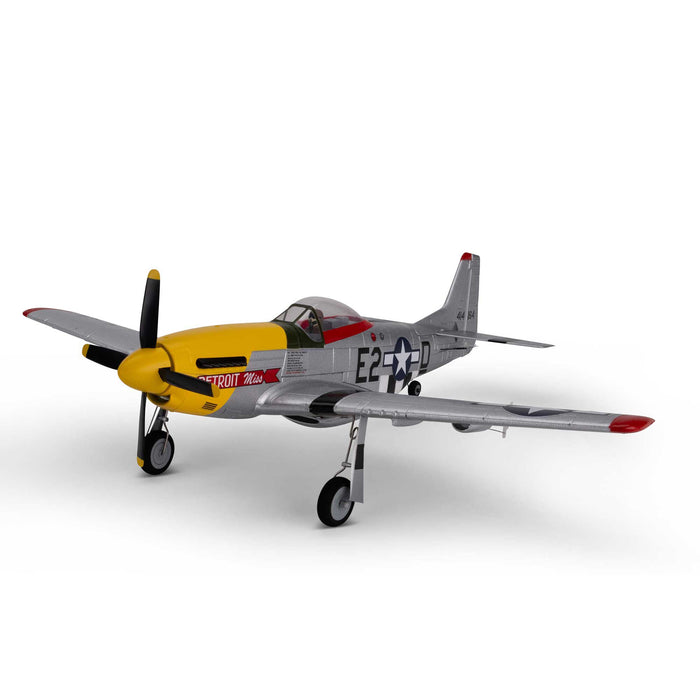 E-Flite EFLU7350 UMX P-51D Mustang “Detroit Miss” BNF Basic with AS3X and SAFE Select