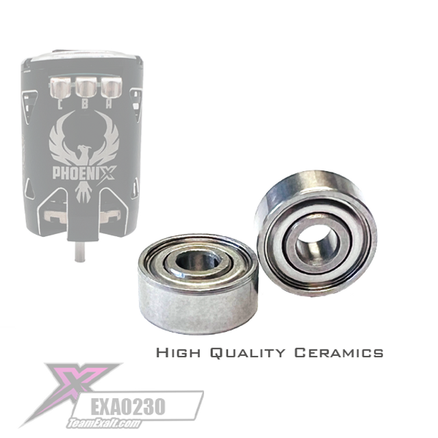 Team Exalt EXA0230 High Quality Ceramic Motor Bearings (2)