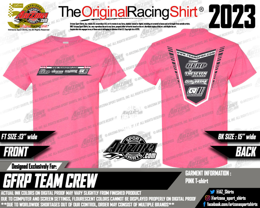 GFRP GFR111XL Team Crew Shirt Pink