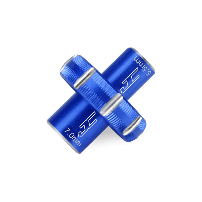 JConcepts JCO2556-1 COMBO THUMB WRENCH 7.0mm & 5.5mm BLUE
