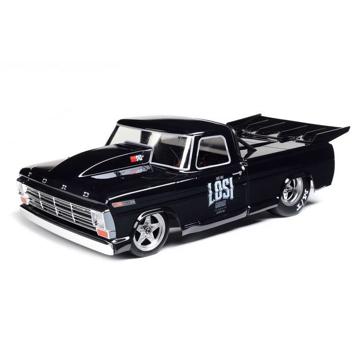 LOSI LOS03045T1  1/10 '68 Ford F100 22S 2WD No Prep Drag Truck Brushless RTR, Losi Garage