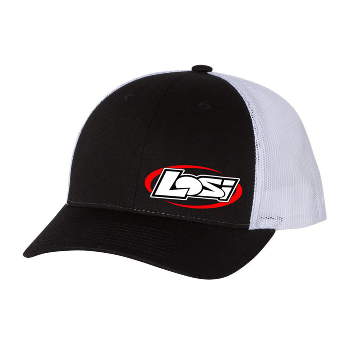 Losi LOS0510 Losi Snap Back Hat/Cap Black White