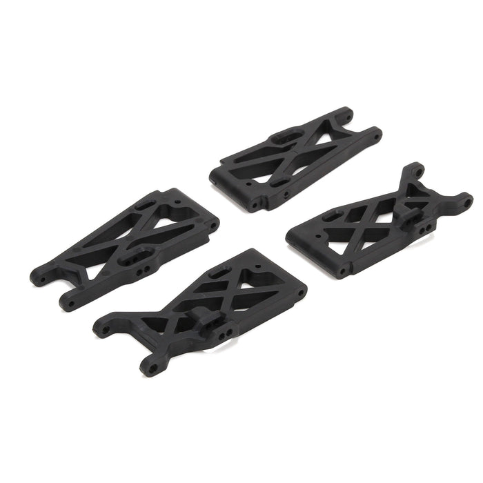 LOS214000 Front/Rear Suspension Arm Set: Mini 8T