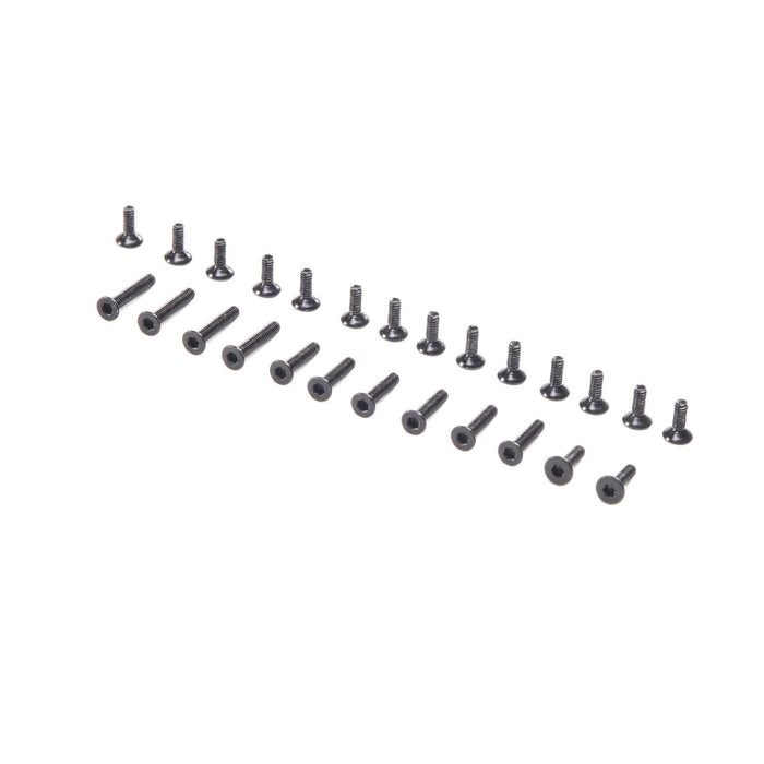 LOS216004 Screw Set, Flat Head: Mini-T 2.0