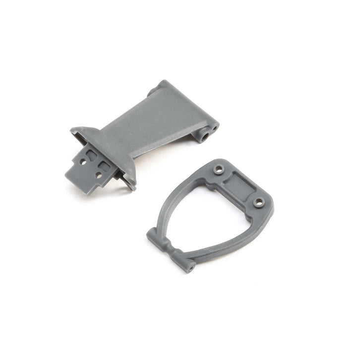 LOS231040 Front Bumper/Skid Plate&Support,Gray: Rock Rey