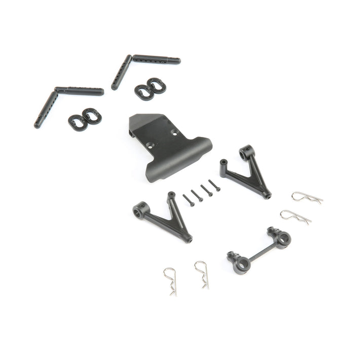 LOS231053 Front Bumper & Body Mount Set: 22S ST