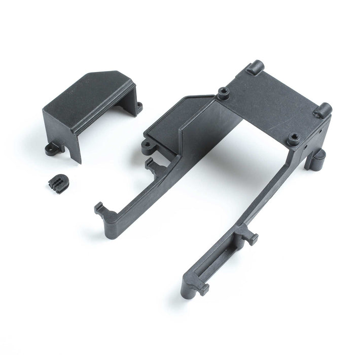 LOS231082 Rear Bulkhead Set, Aluminum Chassis: 22S