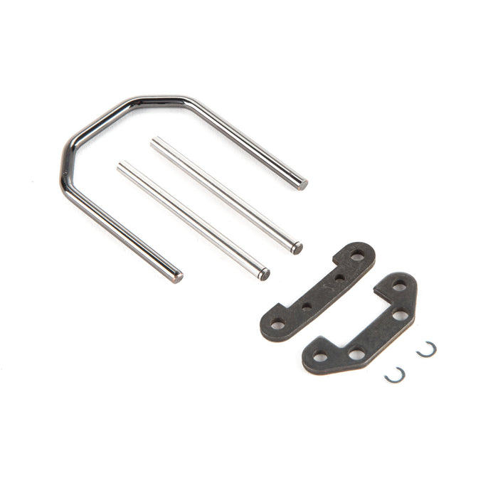 LOS234007 Front Hinge Pins & Brace Set: Baja Rey