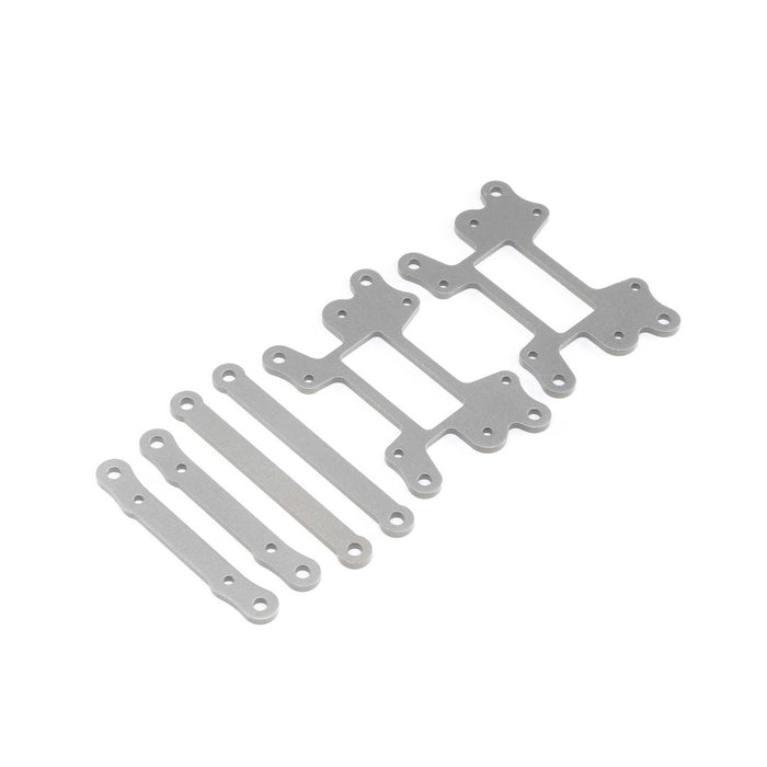 LOS244002 Hinge Pin Brace Set, Hard Anodized:  LST 3XL-E