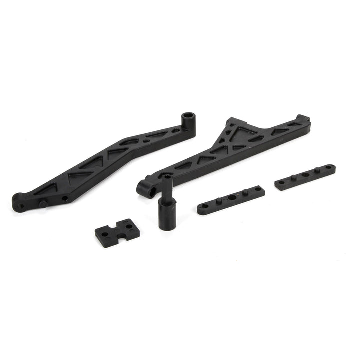 LOS251037 FR/RR Chassis Brace & CNTR Diff Spcr: MTXL