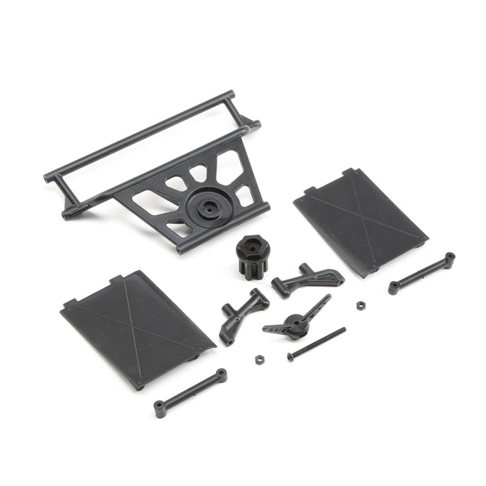 LOS251078 Cage Rear, Tower Supports,Mud Guards: SuperRockRey