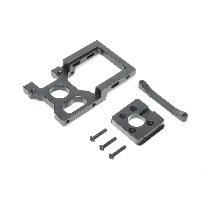 LOS252058 Motor Mount w/Adapter, Black: DBXL-E