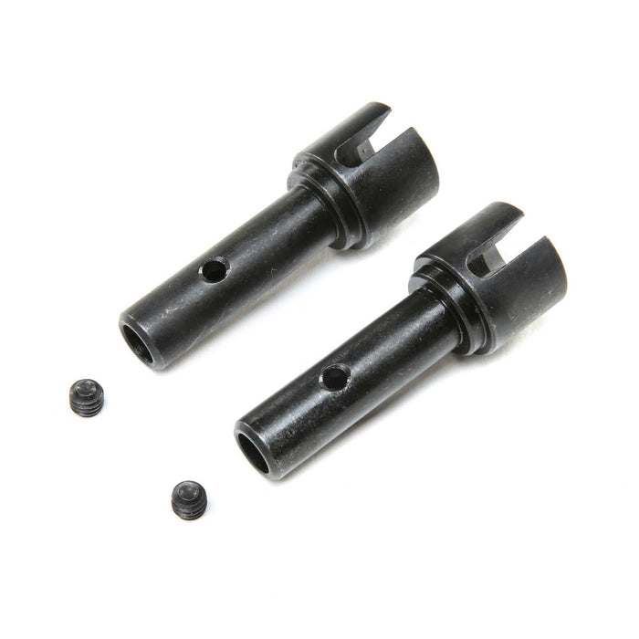 LOS252116 Rear Stub Axle, 5mm Pin (2):  DBXL-E 2.0