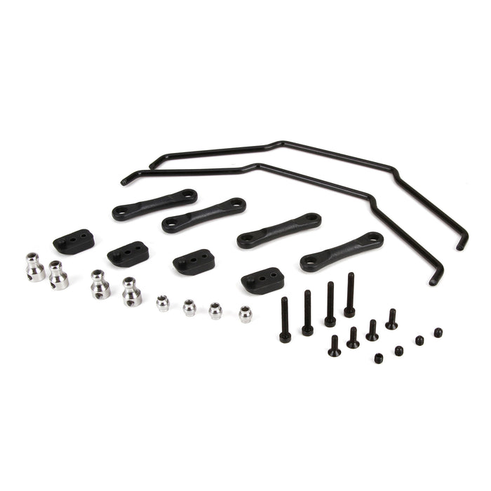 LOS254013 Front & Rear Sway Bar Kit: 1:5 4wd  DBXL