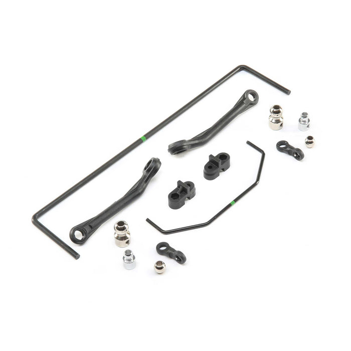 LOS254043 Front & Rear Sway Bar Set: Super Baja Rey