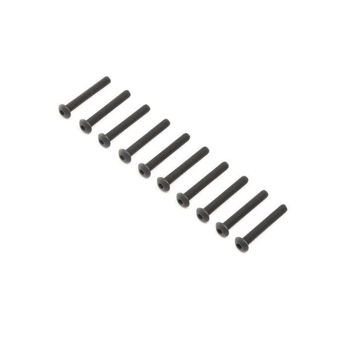 LOS255011 Button Head Screws, Stl, BO, M4 x 30mm (10)