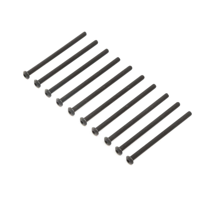 LOS255013 Button Head Screws, Stl, BO, M4 x 65mm (10)