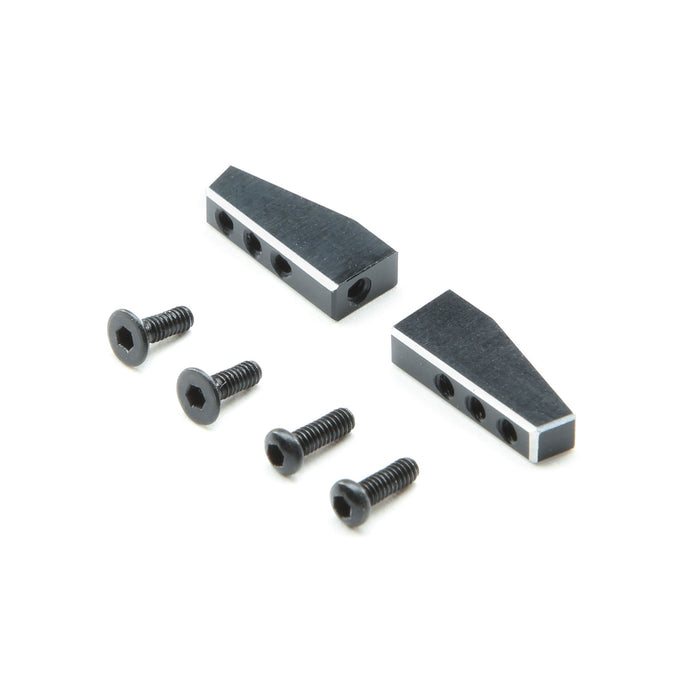 LOS311008 Servo Mount Set, Aluminum: Mini-T 2.0