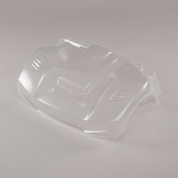 LOS350005 Front Hood section, Clear: 5ive-T 2.0