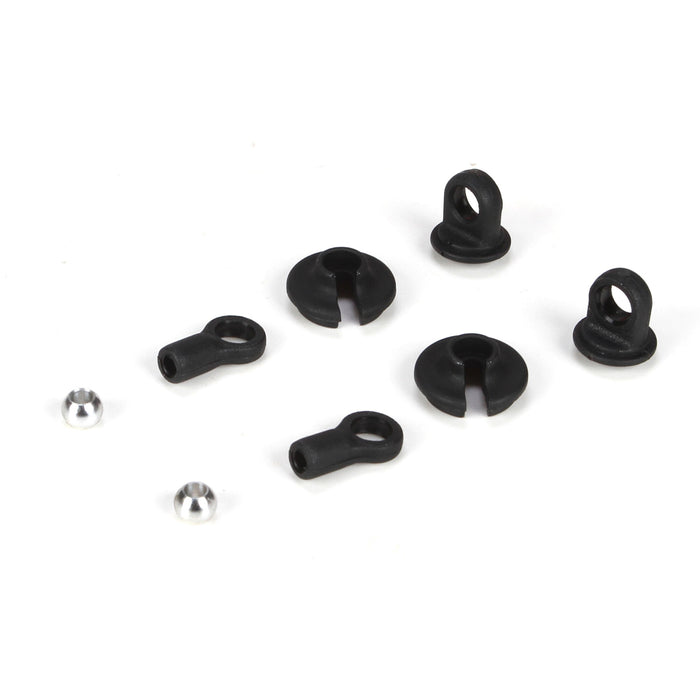 LOSB1916 Shock Retainer: Ball & Cap Set: Mini 8IGHT,DB