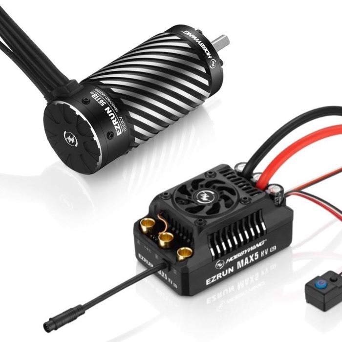 EZRUN MAX5 G2 Combo (6-12S) - ESC + 56118SD 1100KV G2 MOTOR