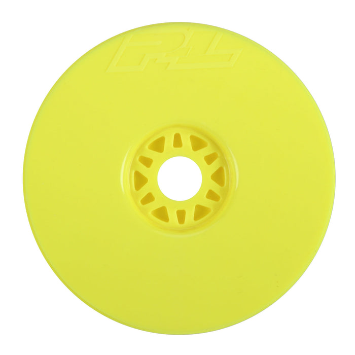 Proline PRO270202 1/8 Velocity V2 Buggy Wheel, Fr & R, Yellow (4)