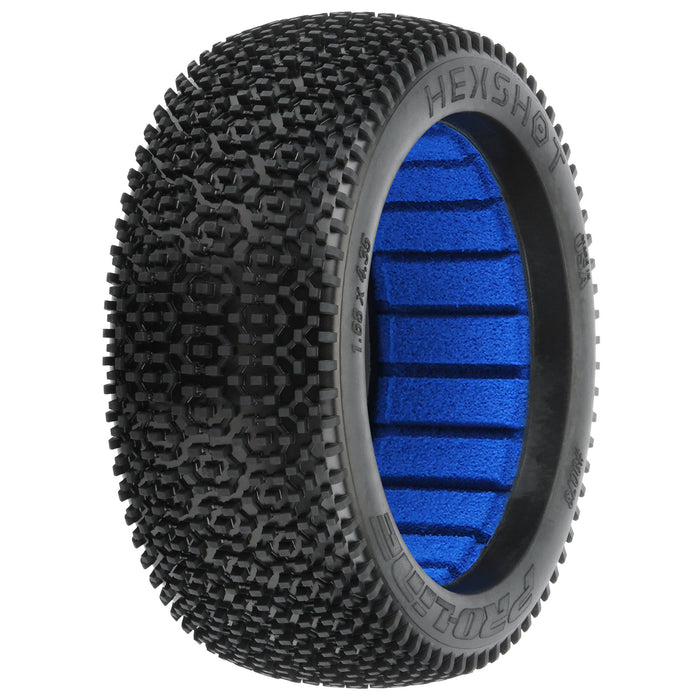 1/8 Hex Shot S4 Front/Rear Off-Road Buggy Tires