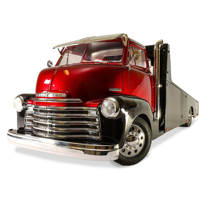 Redcat Racing RER22770 1/10 Custom 1953 Chevrolet Cab Over Engine Hauler RTR, Candy Red