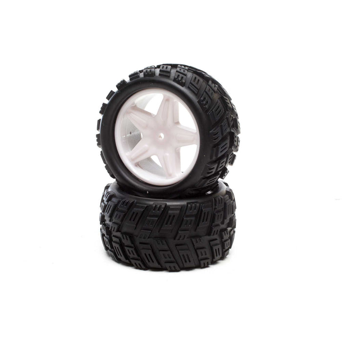 Front/Rear Tire, Premount,(2):1/18 4WD Seismic MT