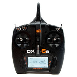 SPEKTRUM SPMR6655 DX6e 6-Channel DSMX 2.4GHz RC Radio Transmitter Only (No Receiver) 250 Model Memory Telemetry Wireless Trainer Link