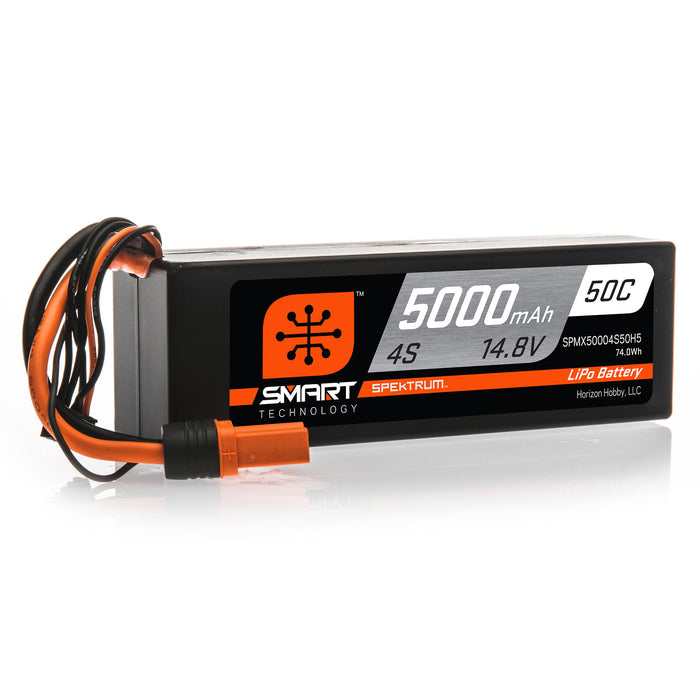 SPMX50004S50H5 DYNB5045H5 14.8V 5000mAh 4S 50C Smart Hardcase LiPo Battery: IC5