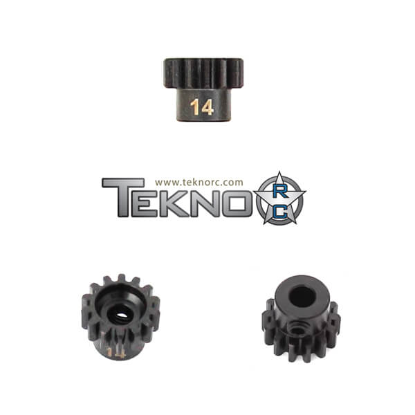 Tekno TKR4174 M5 Pinion Gear (14t, MOD1, 5mm bore, M5 set screw)