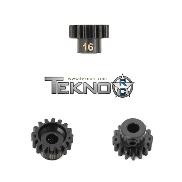 Tekno TKR4176 M5 Pinion Gear (16t, MOD1, 5mm bore, M5 set screw)