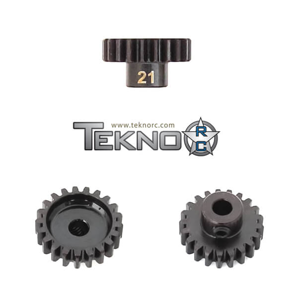 Tekno TKR4181 M5 Pinion Gear (21t, MOD1, 5mm bore, M5 set screw)