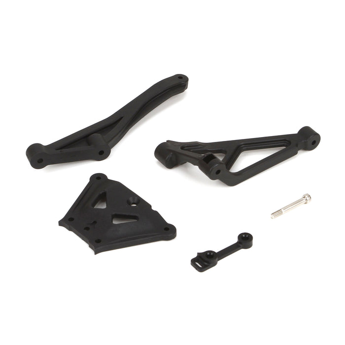 TLR TLR241003 Chassis Braces, Top Plate: 8e 3.0