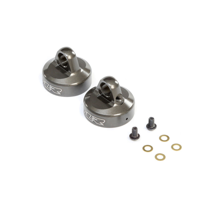 TLR TLR243040 16mm Bleeder Shock Cap, Aluminum (2): 8X