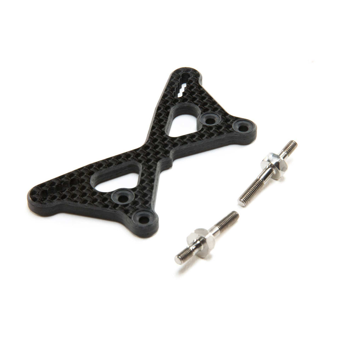 TEAM LOSI RACING Carbon Laydown Rear Tower +2mm – Für Losi 22 5.0