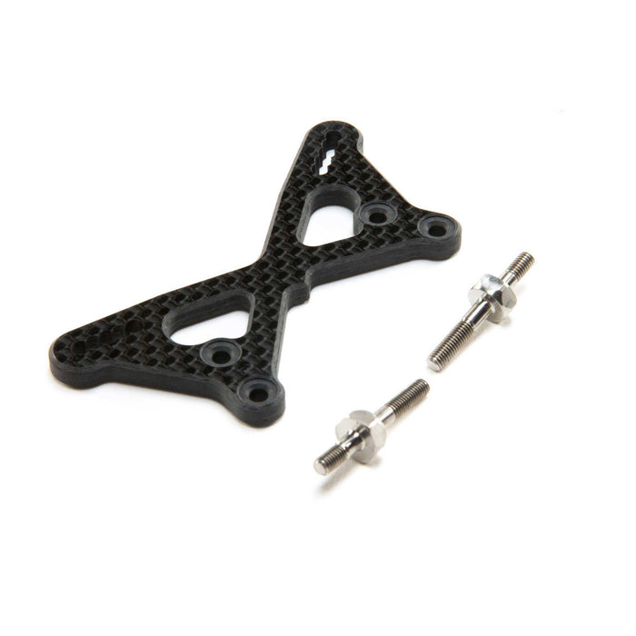 TLR334061 Carbon Laydown Rear Tower +2mm: 22 5.0