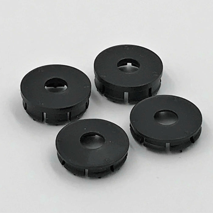 1RC 1RC5524 Wheel Covers, Black, 3D Printed, 1/18 Midget