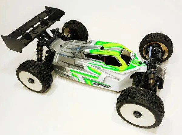 A2.1 Tactic body (clear) w/front wing for Tekno EB48 2.0