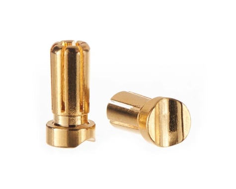 TQ Wire TQW2509 5mm Gold Plated Bullet Connector (2) (13mm Long)