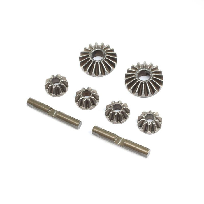 TLR TLR232129 Diff Gear & Cross Pin Set, Metal: 22X-4