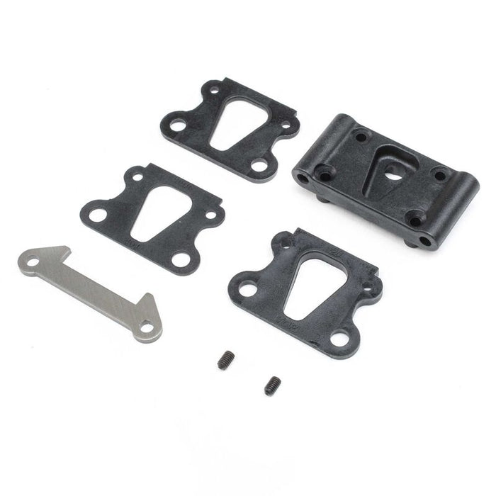 TLR TLR234109 Front Pivot, w/Brace & Kick Shims: All 22