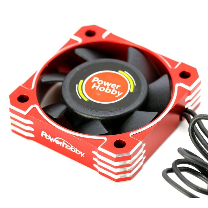 Powerhobby PHBPHF4040RED 40x40x10 Tornado High Speed Aluminum RC Cooling Fan 30MM-Red