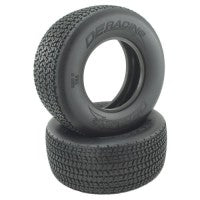 G6T 2.2/3.0" Short Course Truck Oval Tread Tires, Grooved (2) (D30 Super Soft Compound)